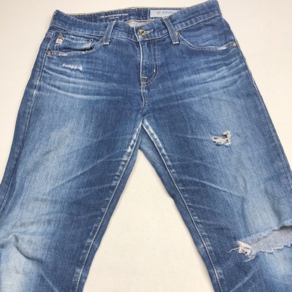 PREMIUM AG ADRIANO GOLDSCHMIED EX-BOYFRIEND CLASSIC SLIM JEANS 25x27 ๐ - Picture 4 of 14
